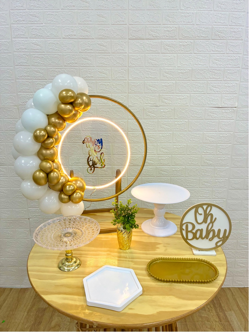 Kit de Mesa 1 - Boy Or Girl - Creare Decorações 