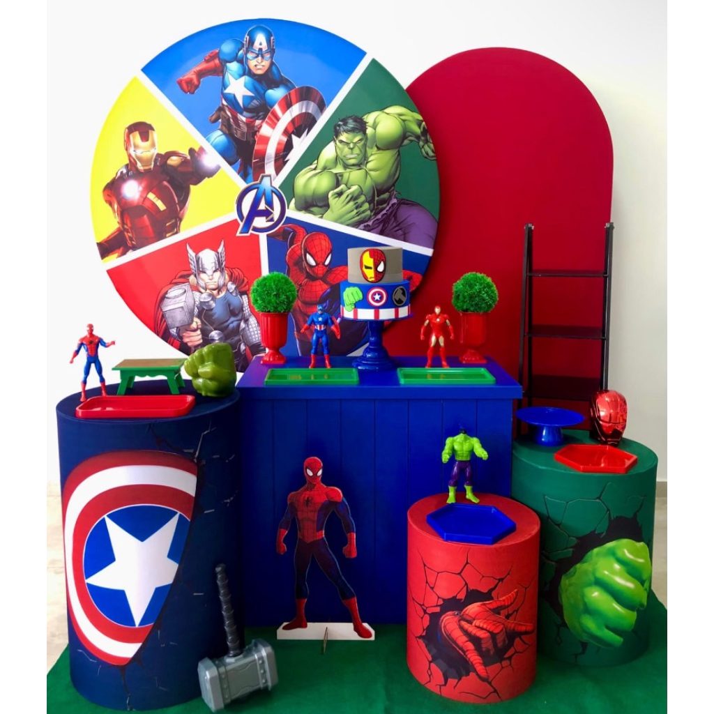 Vingadores Kit 3 - Creare Decorações 