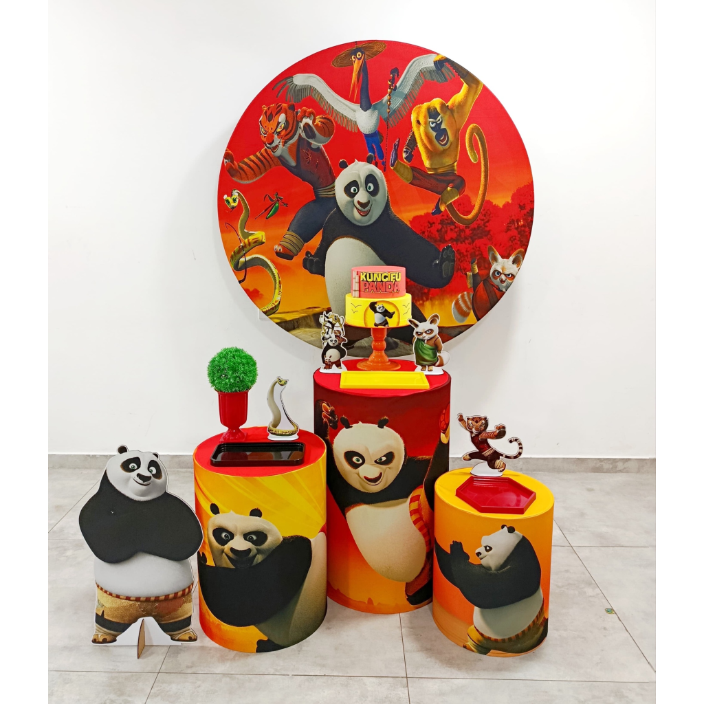 Kung Fu Panda - Kit 1 - Creare Decorações 