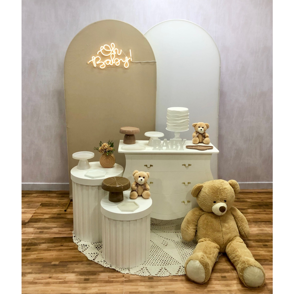 Oh Baby Bege -  Composição 2 - Creare Decorações 