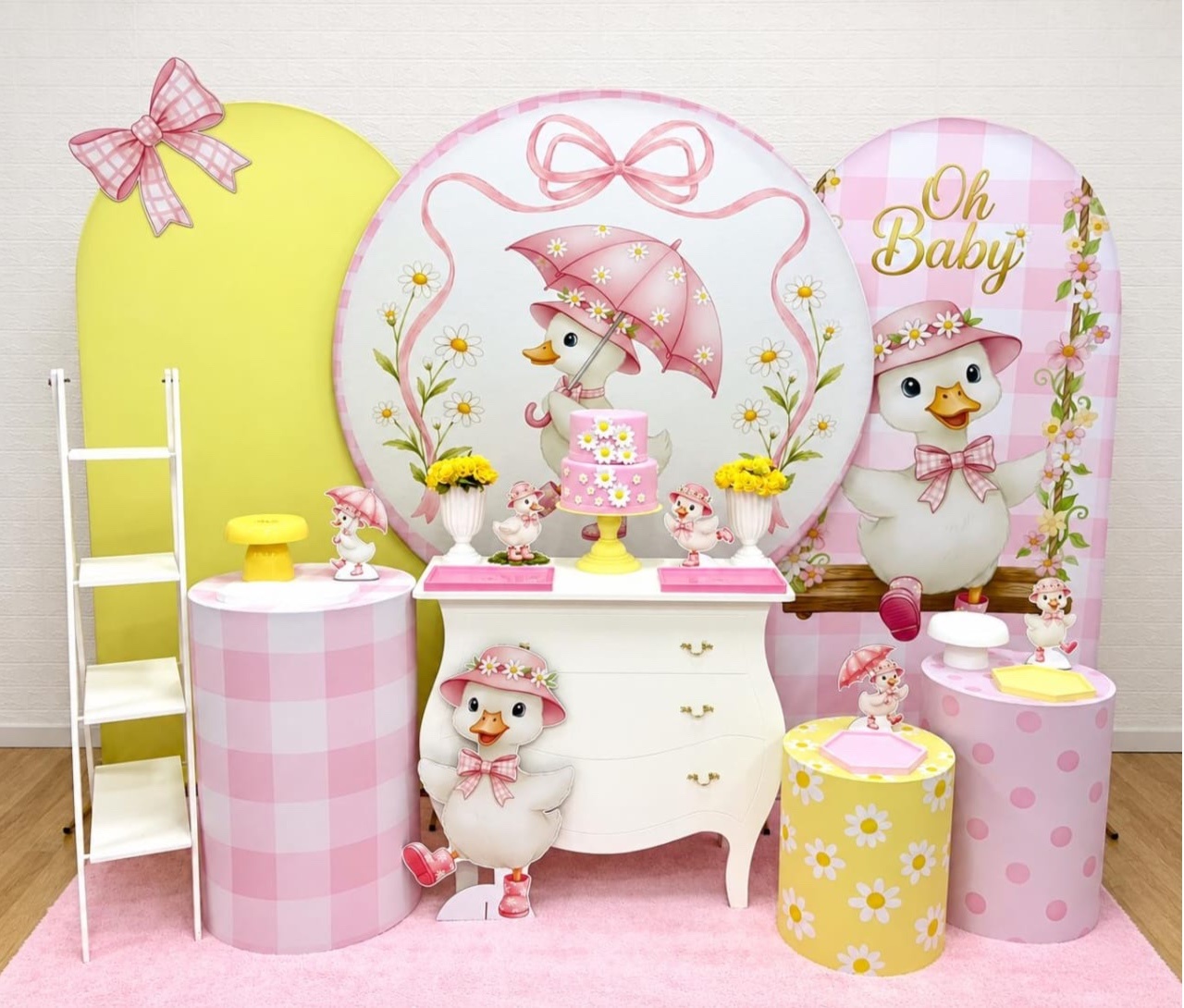 Patinha Rosa - Kit 4 - Creare Decorações 