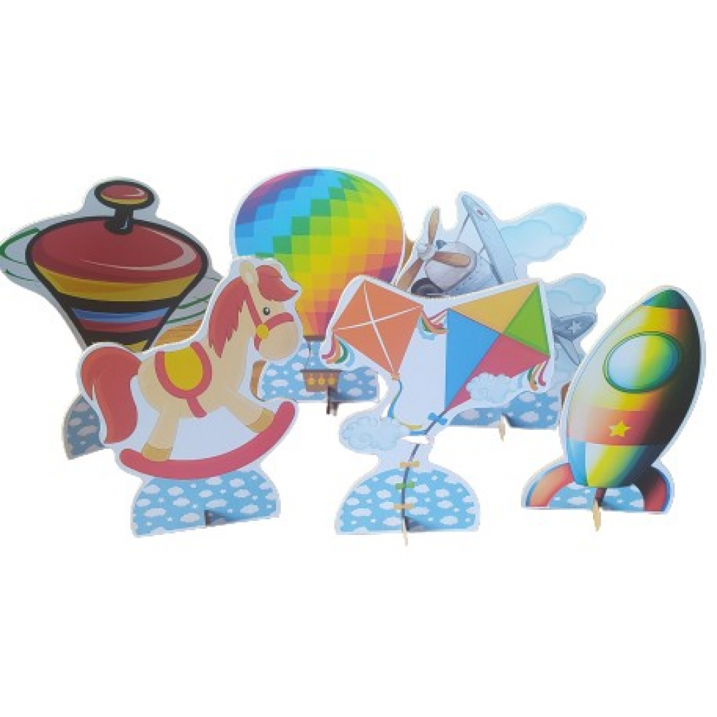 Display de Mesa Brinquedos 6Uni. - Creare Decorações 