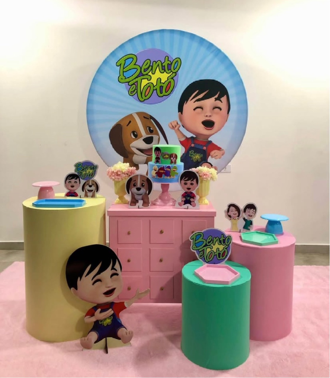 Bento E Totó Menina - Kit 2 - Creare Decorações 