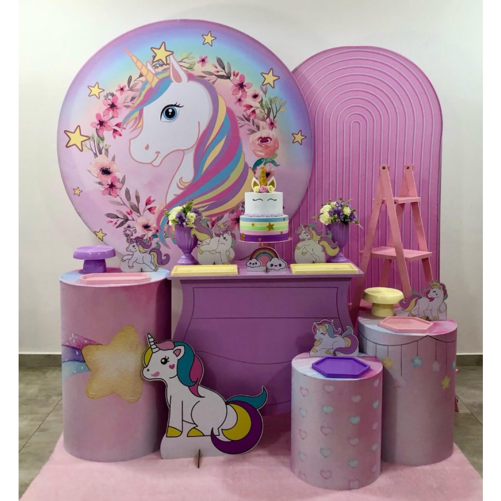 Unicórnio Kit 3 - Creare Decorações 
