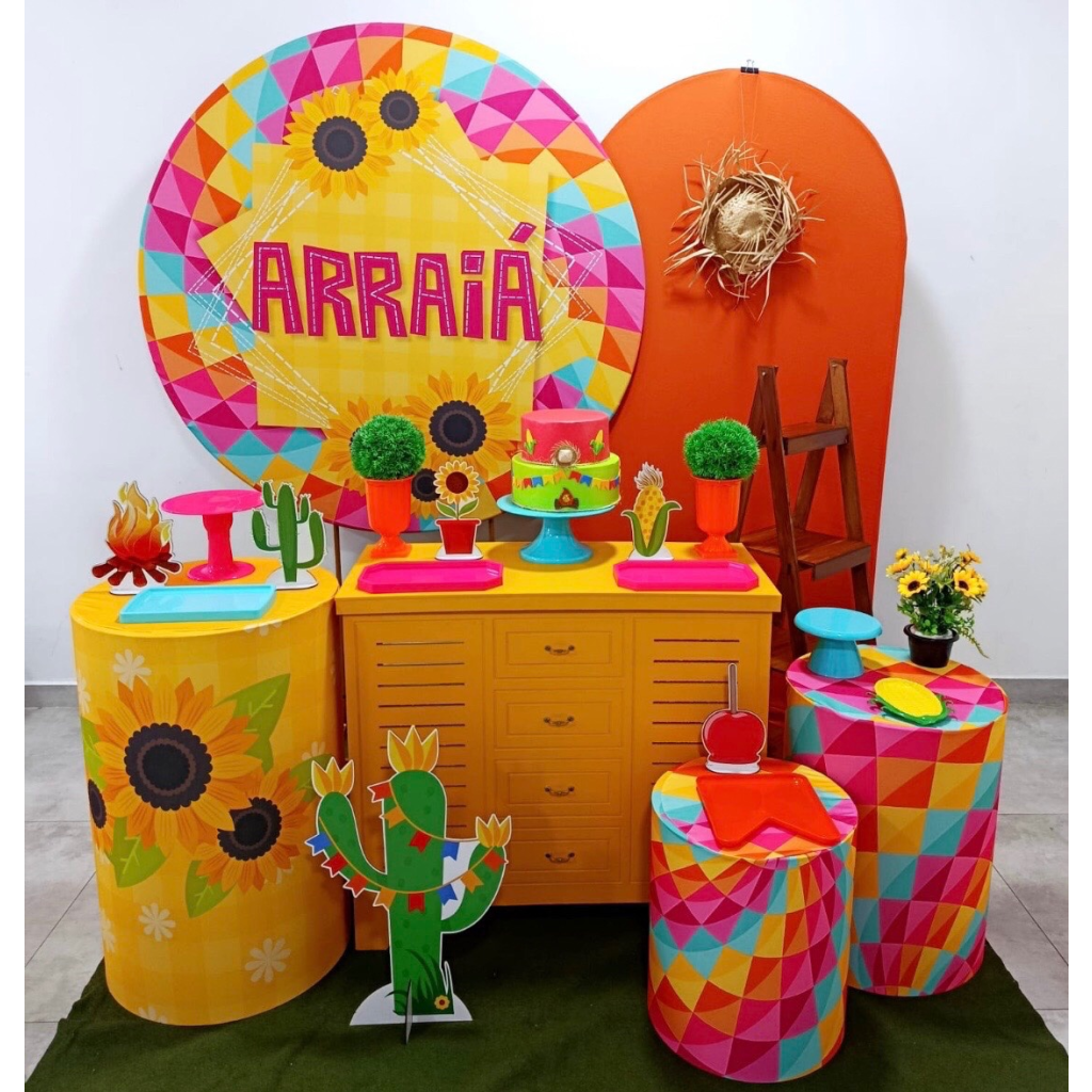 Arraiá - Kit 3 - Creare Decorações 