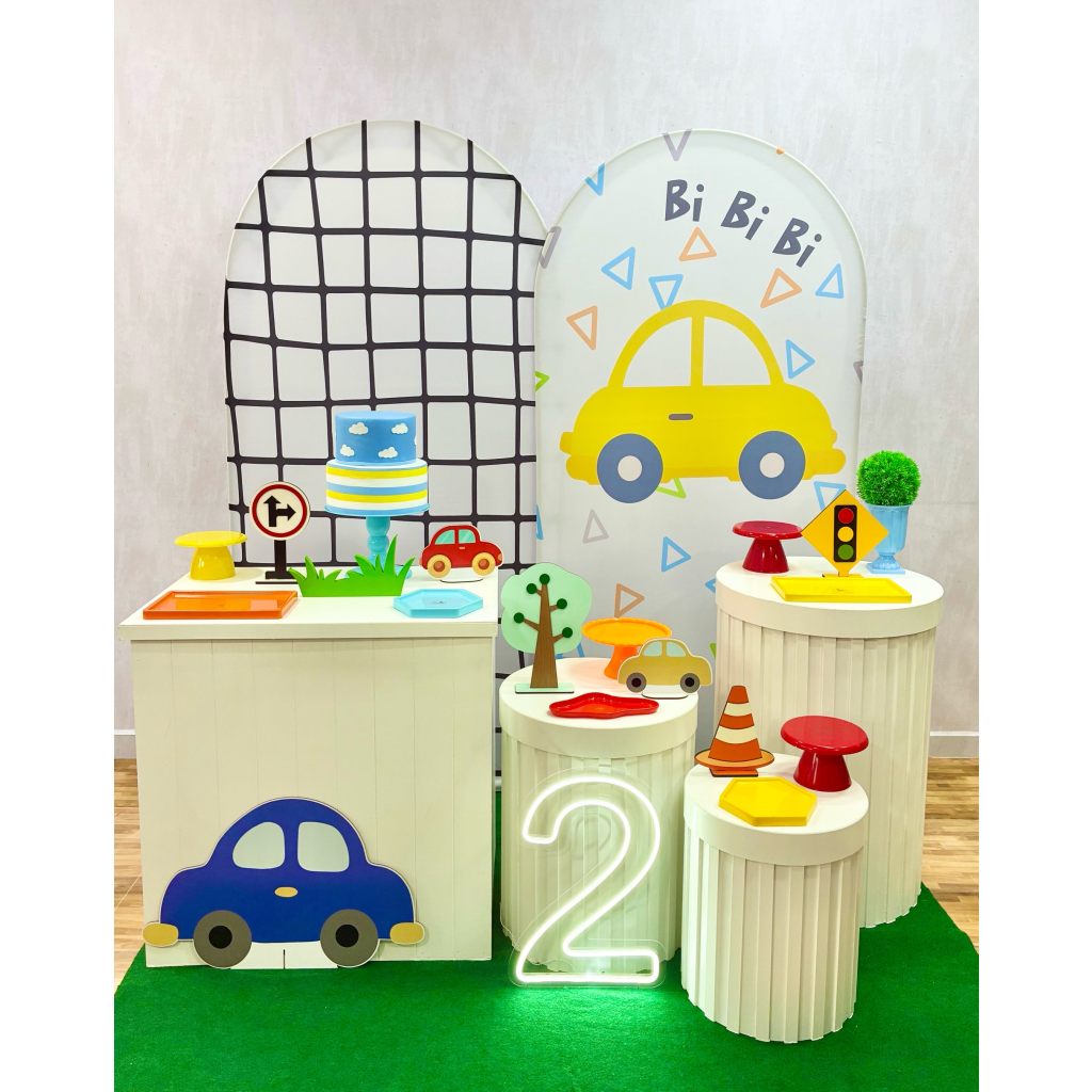 Carrinhos 2 - Composição - Creare Decorações 