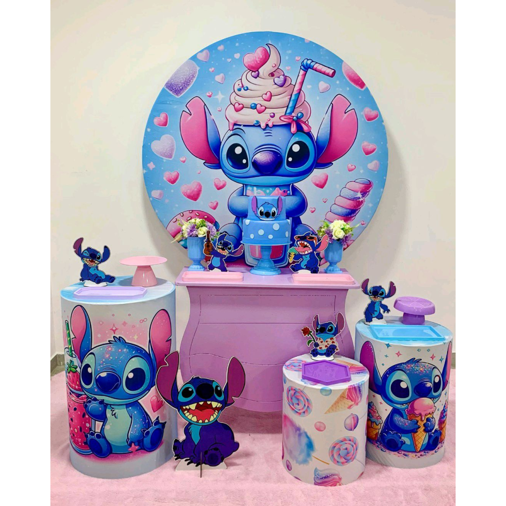 Stitch Doces - Kit 2 - Creare Decorações 