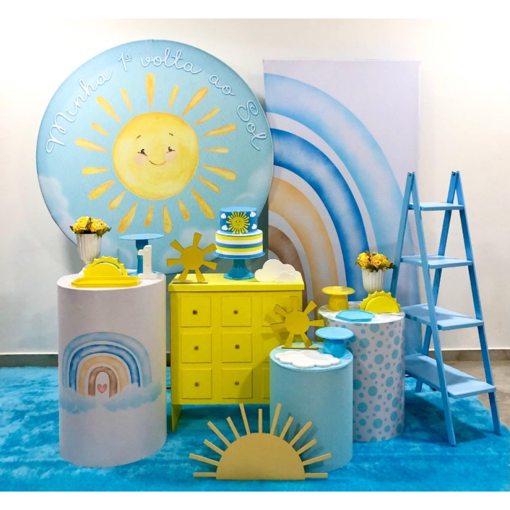 Minha 1º Volta Ao Sol Kit 3 - Creare Decorações 