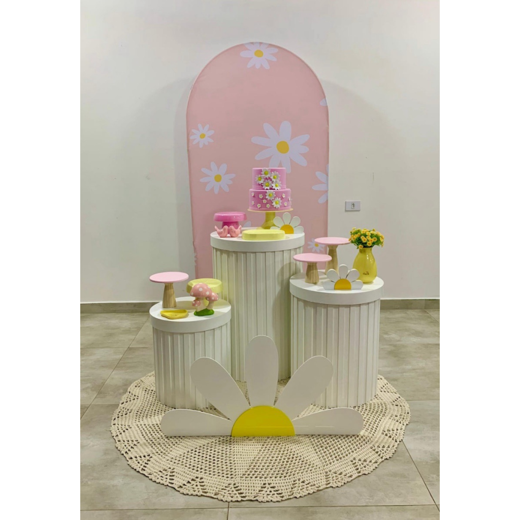 Margarida Rosa - Composição 1 - Creare Decorações 