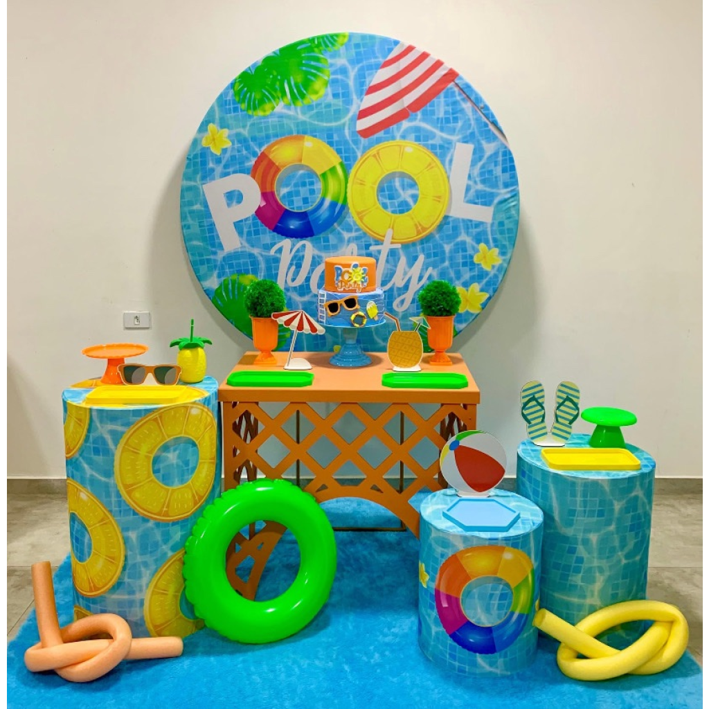 Pool Party Menino - Kit 2 - Creare Decorações 