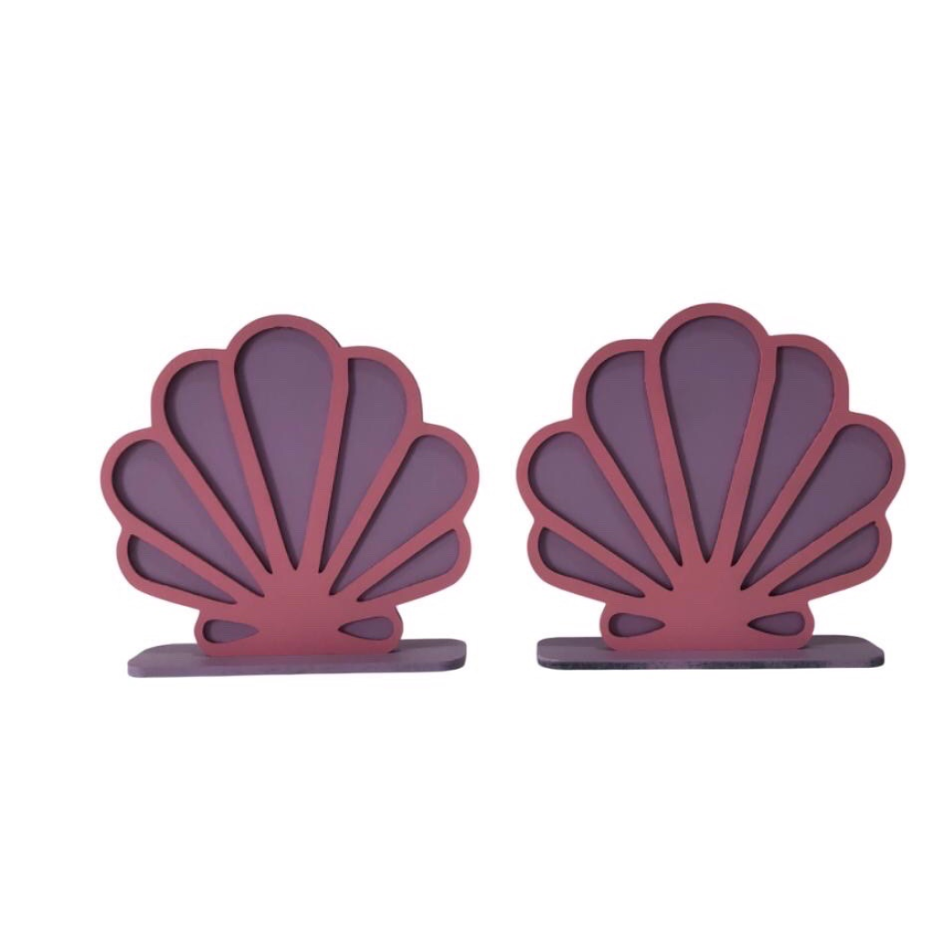 Concha Mdf Rosa/Lilas - Creare Decorações 