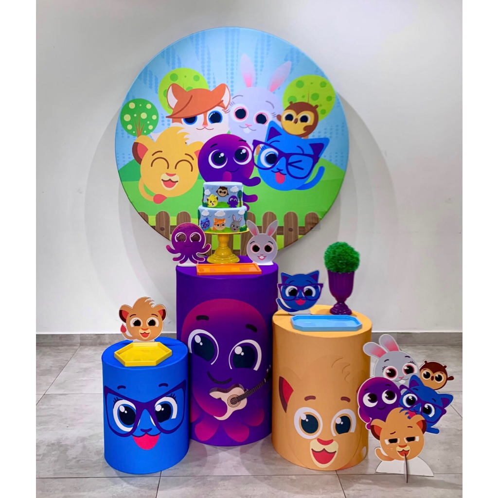 Bolofofos Colorido - Kit 1 - Creare Decorações 