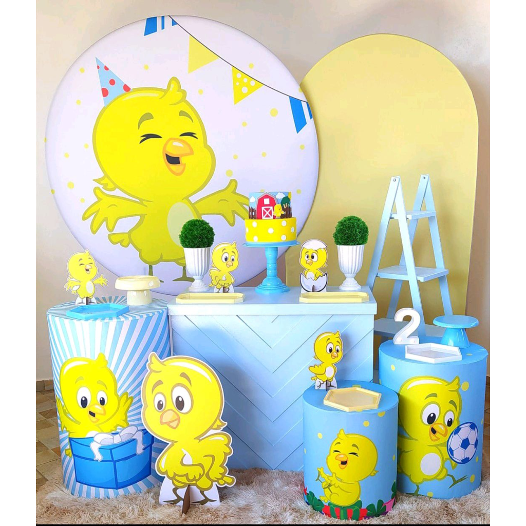 Pintinho Amarelinho - Kit 3 - Creare Decorações 