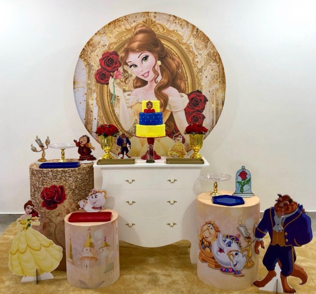 Bela E A Fera - Kit 2 - Creare Decorações 
