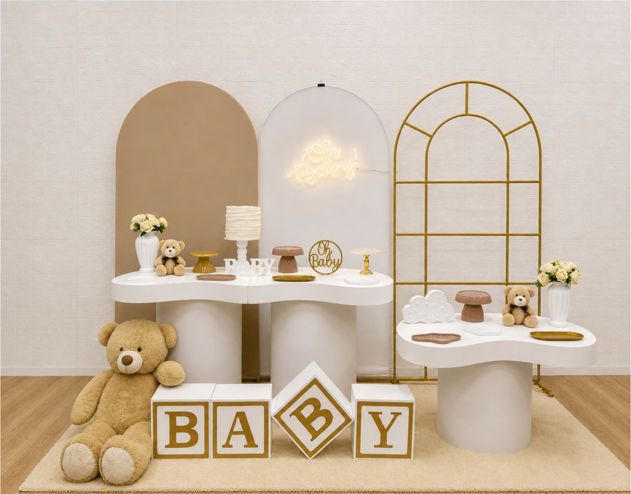 Oh Baby Bege - Coleção Orgânica G - Creare Decorações 