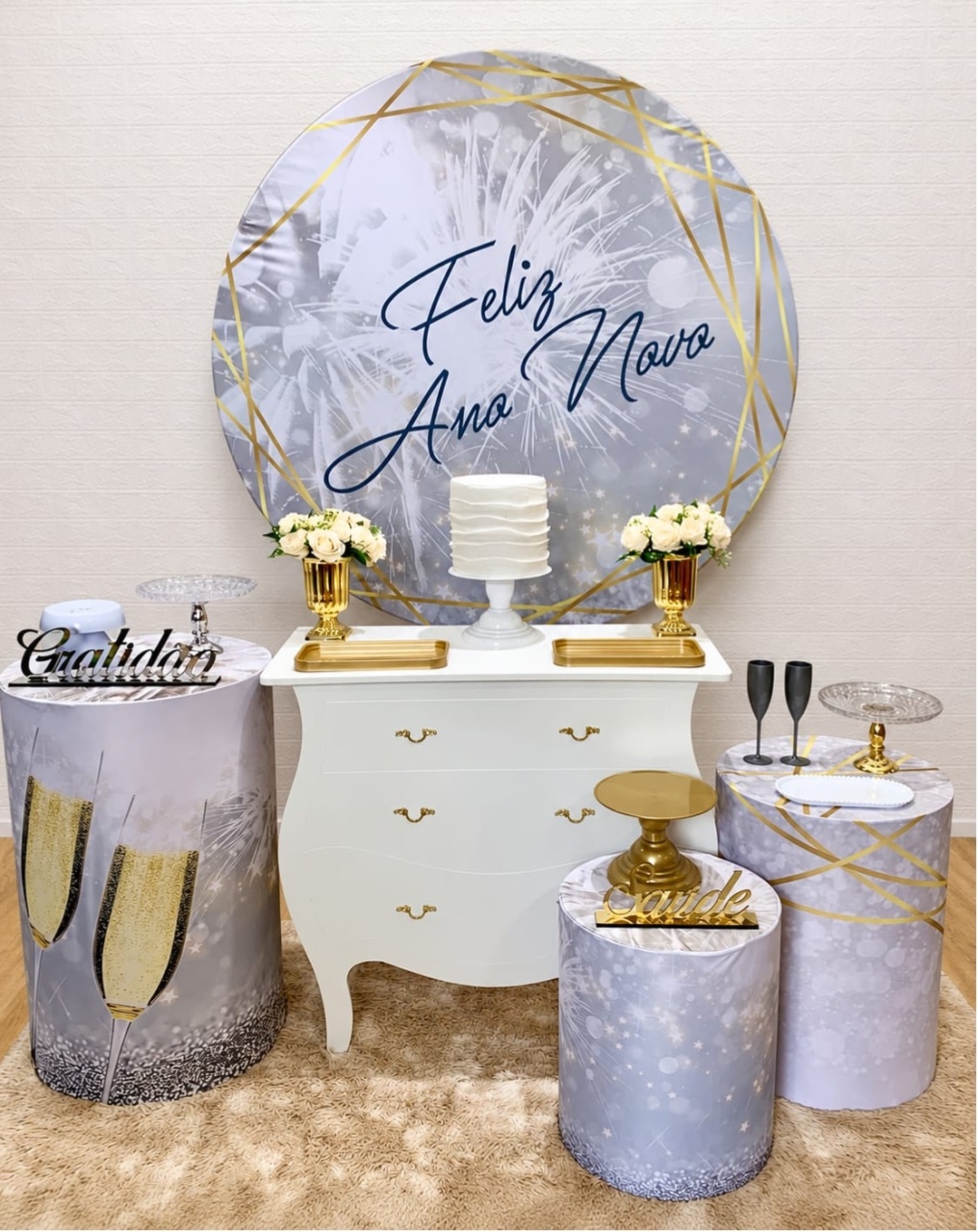 Feliz Ano Novo - Kit 2 - Creare Decorações 