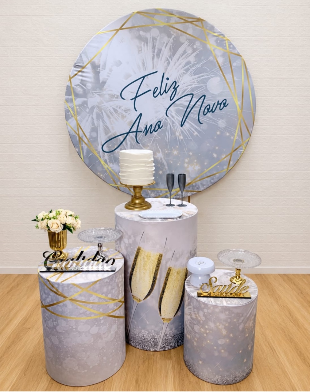 Feliz Ano Novo - Kit 1 - Creare Decorações 