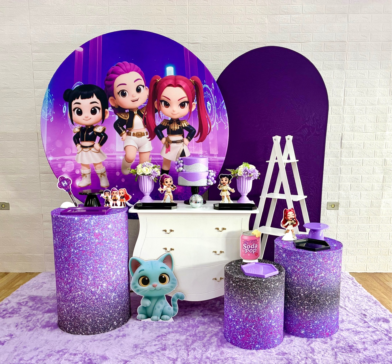 Guerreiras Do Kpop Cute - Kit 3 - Creare Decorações 