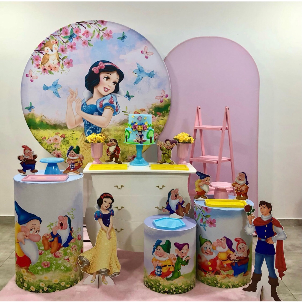 Branca de Neve Jardim - Kit 3 - Creare Decorações 