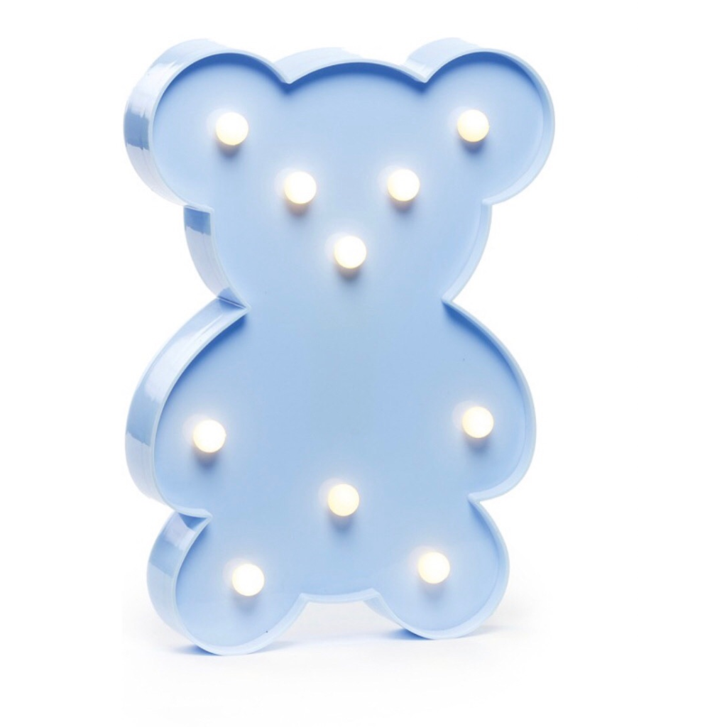 Luminária Urso Azul - Creare Decorações 