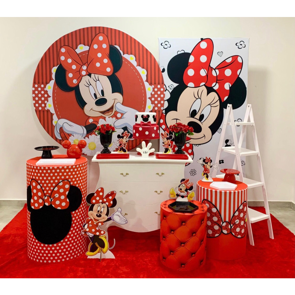 Minnie Vermelha Kit 3 - Creare Decorações 