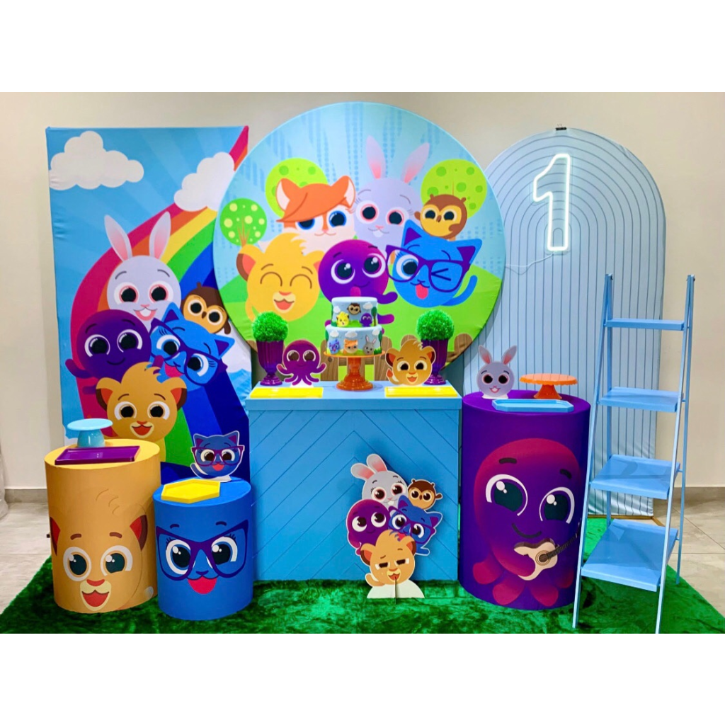 Bolofofos Colorido - Kit 4 - Creare Decorações 
