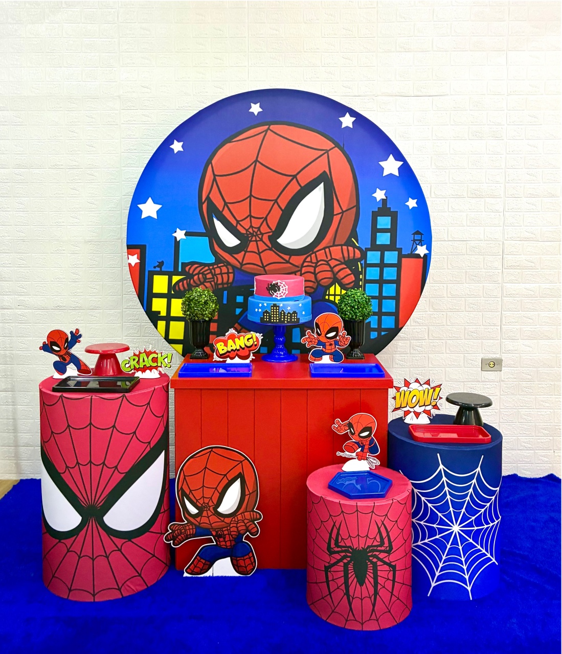 Homem Aranha Baby - Kit 2 - Creare Decorações 