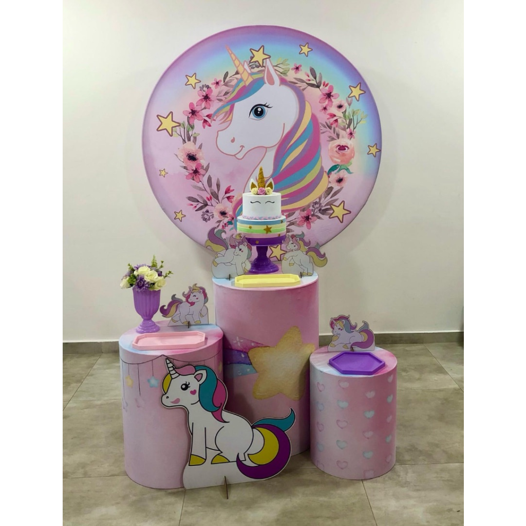 Unicórnio Kit 1 - Creare Decorações 
