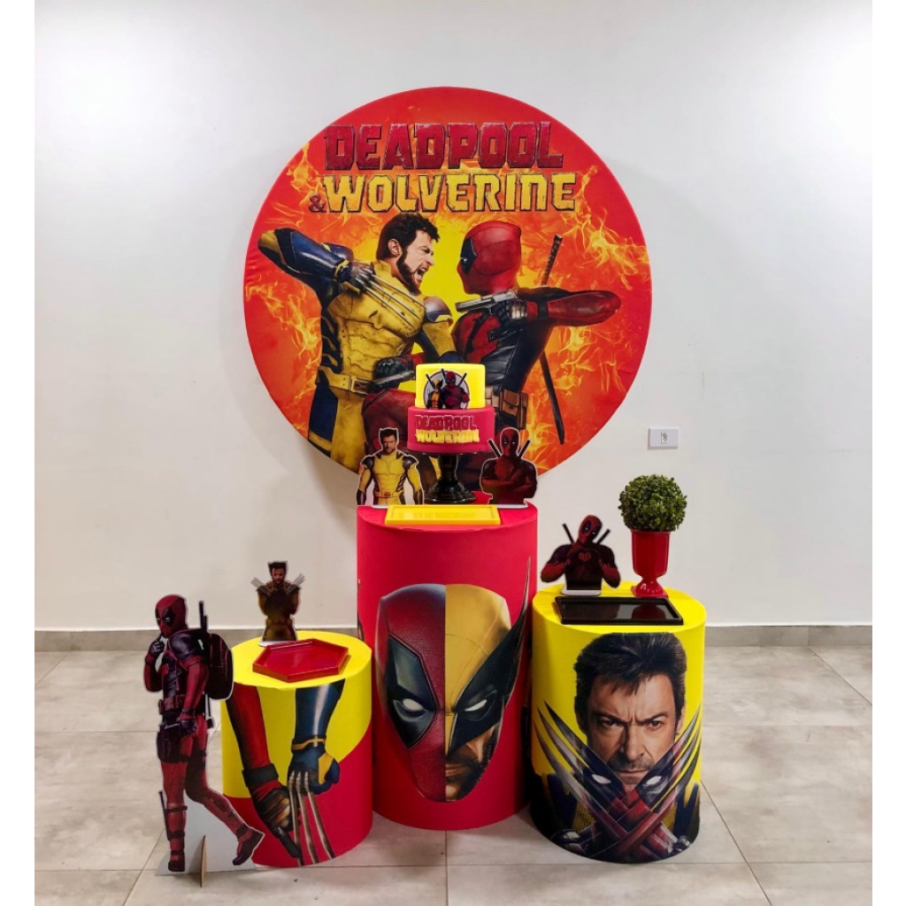 Deadpool E Wolverine Kit 1 - Creare Decorações 