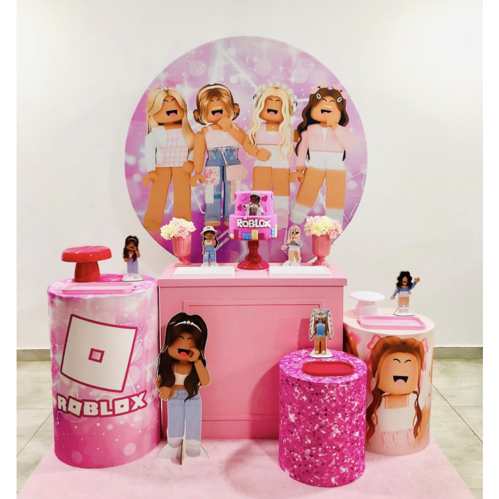 Roblox Menina - Kit 2 - Creare Decorações 