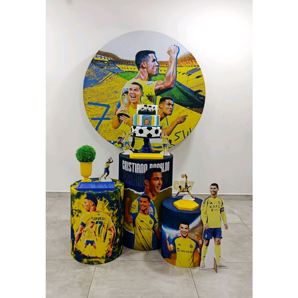 Cristiano Ronaldo - Kit 1 - Creare Decorações 