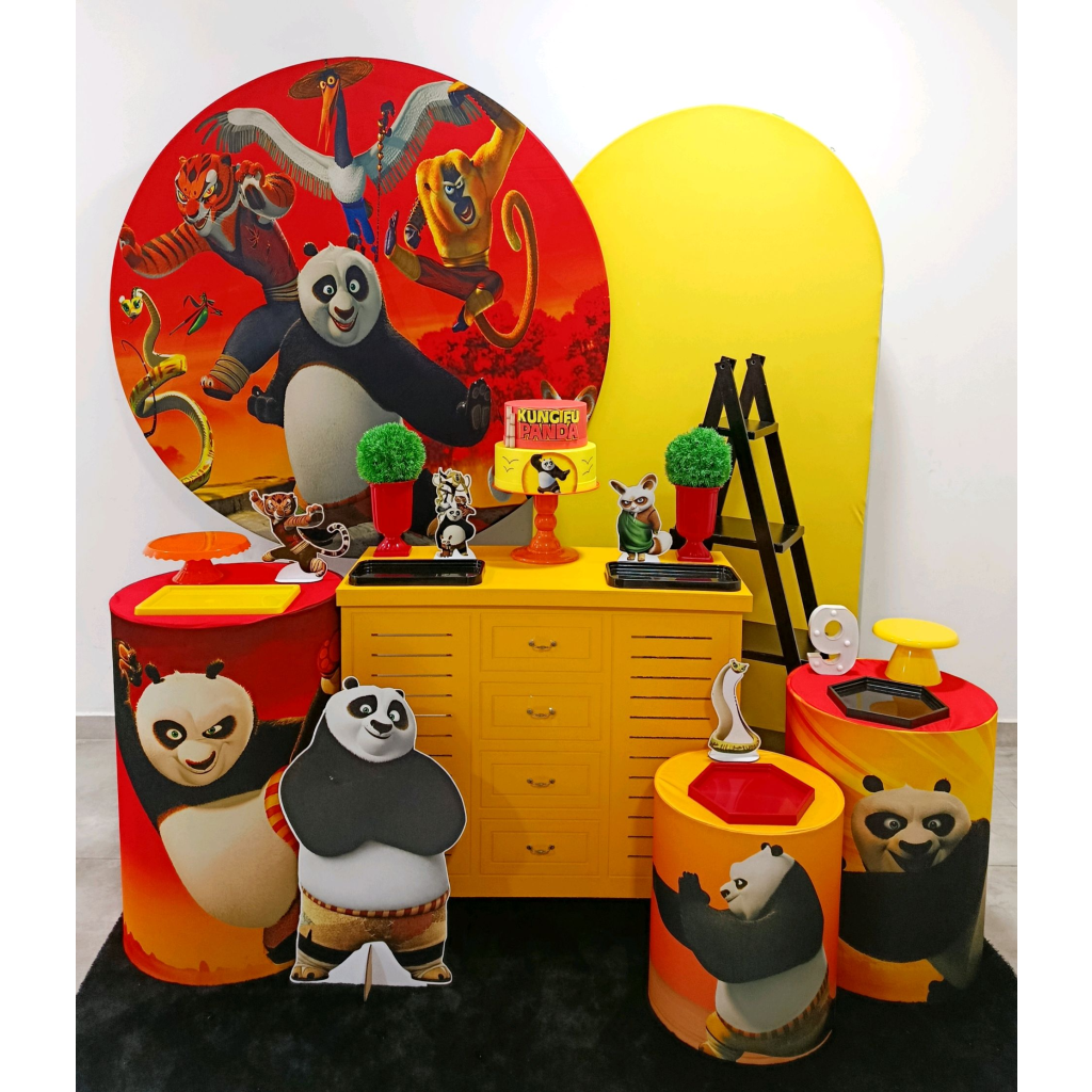 Kung Fu Panda - Kit 3 - Creare Decorações 