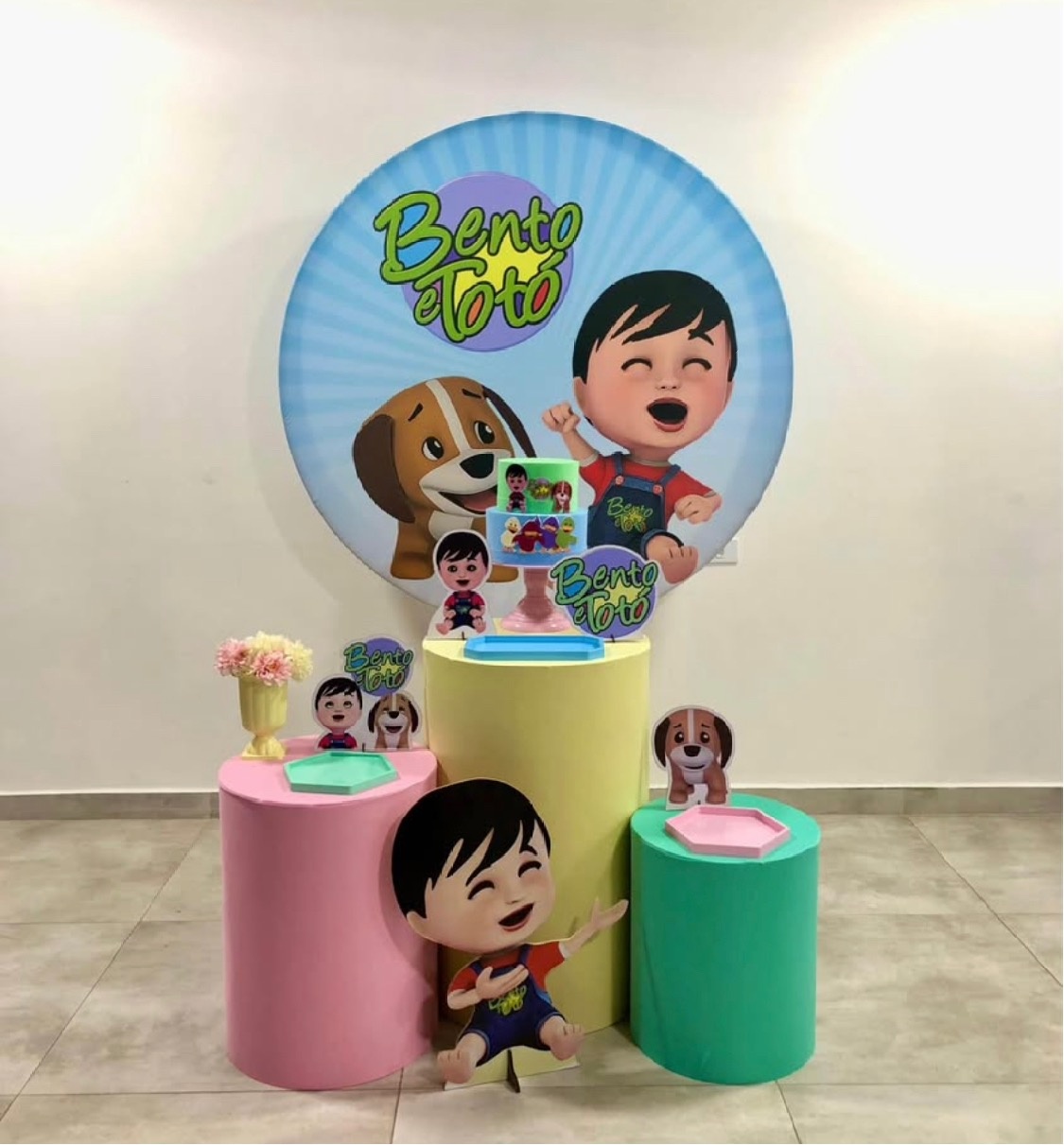 Bento E Totó Menina - Kit 1 - Creare Decorações 