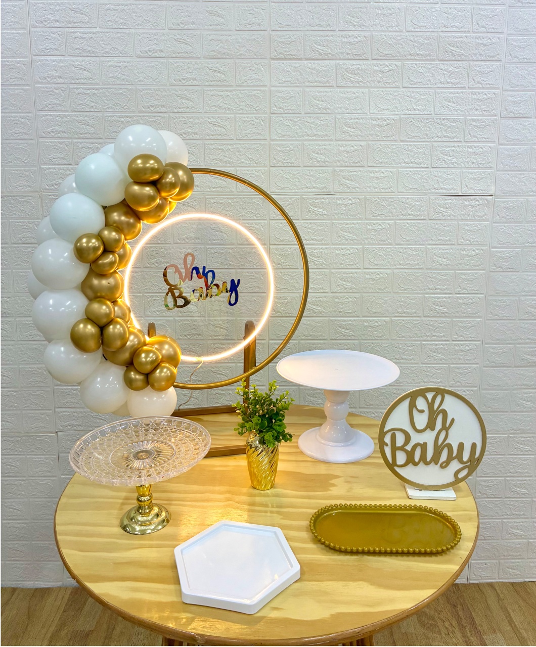 Kit de Mesa 1 - Oh Baby - Creare Decorações 