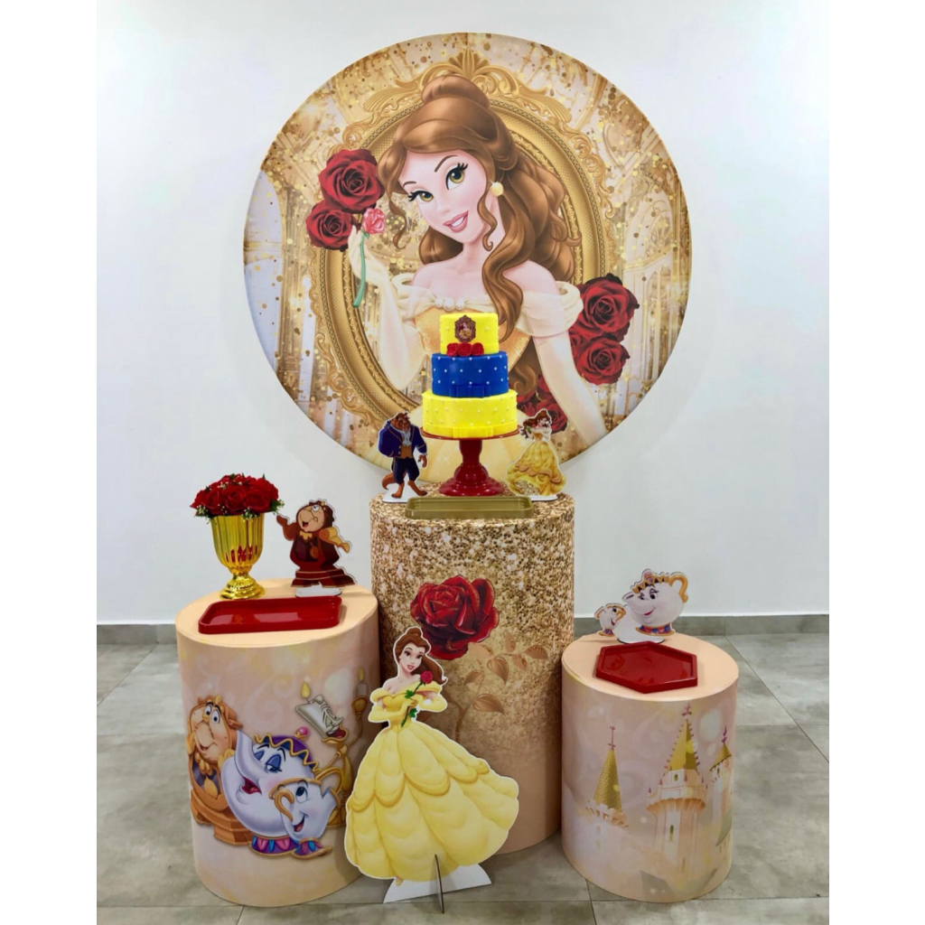 Bela E A Fera - Kit 1 - Creare Decorações 