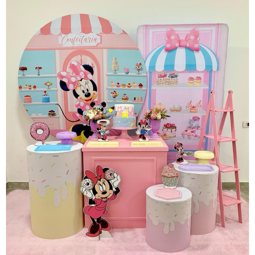 Minnie Confeiteira Kit 3 - Creare Decorações 
