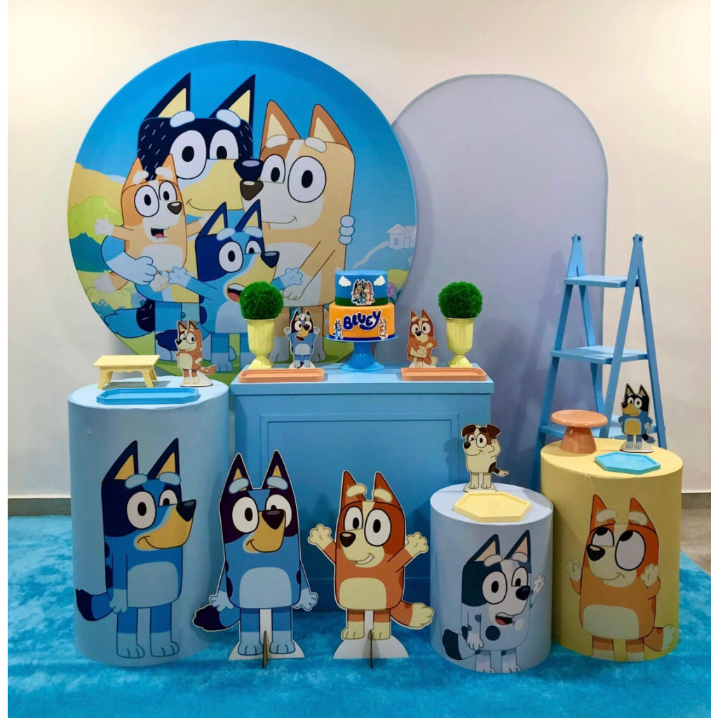 Bluey Menino - Kit 3 - Creare Decorações 