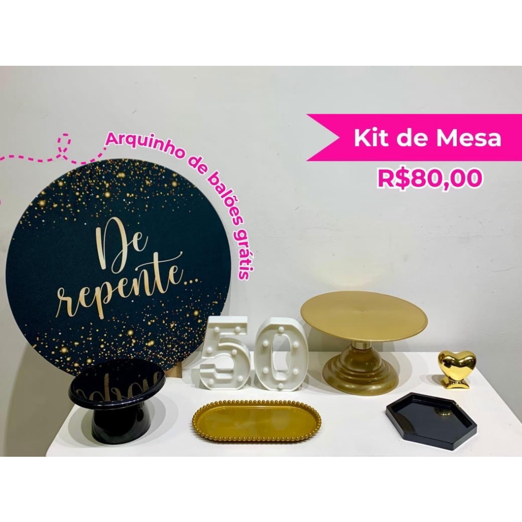Kit de Mesa de Repente - Creare Decorações 