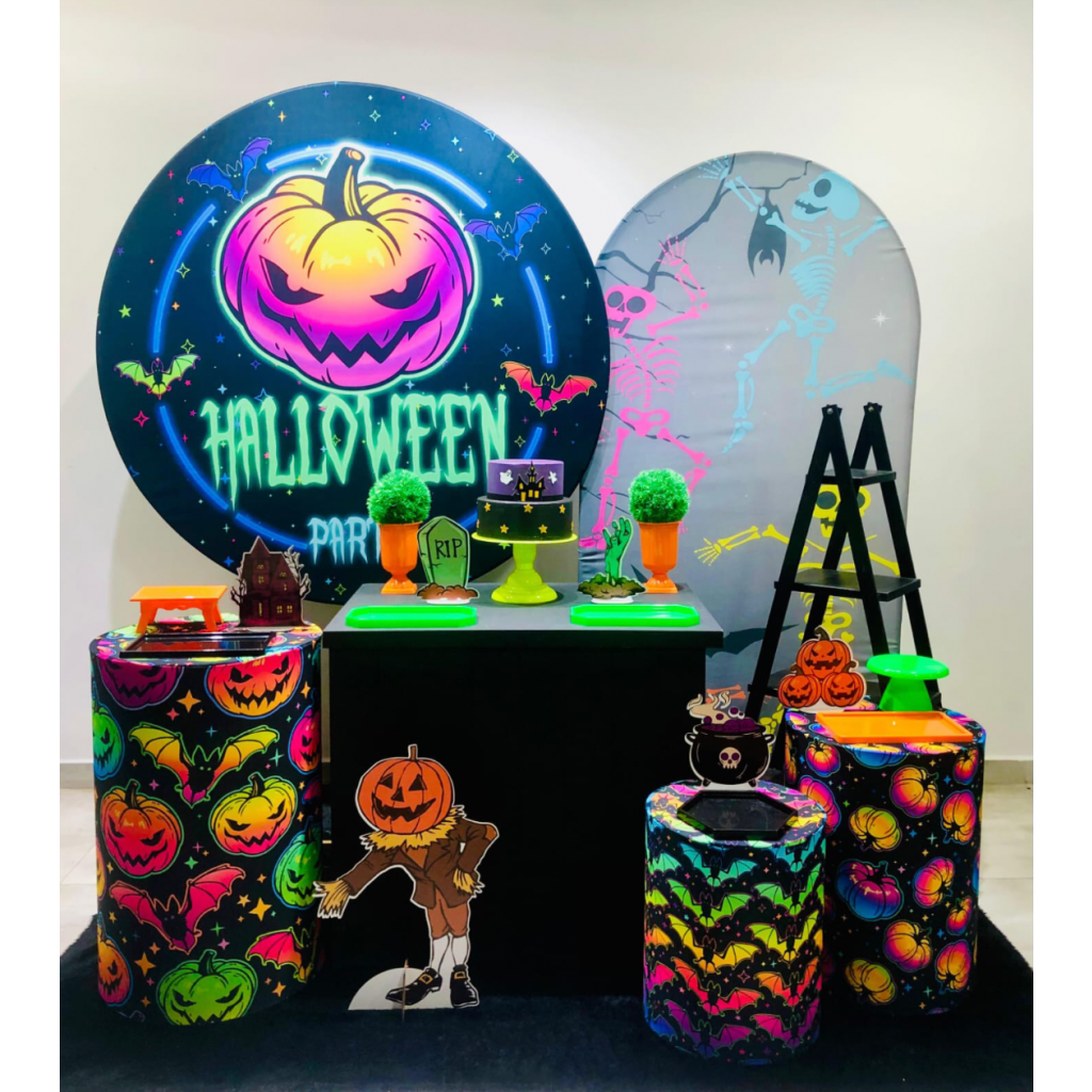 Halloween Neon - Kit 3 - Creare Decorações 