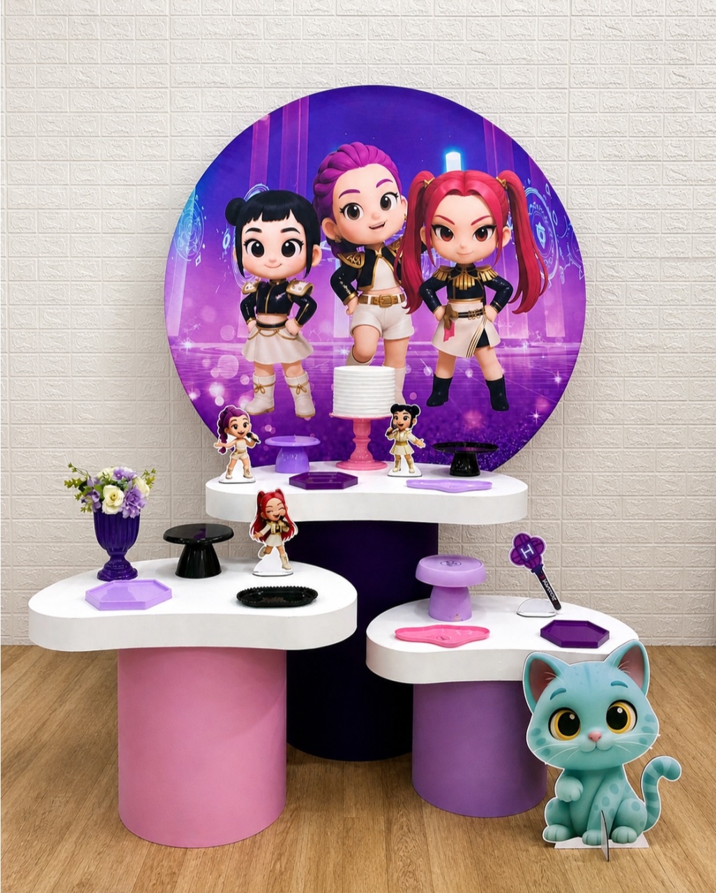 Guerreiras Do Kpop Cute - Coleção Orgânica P - Creare Decorações 