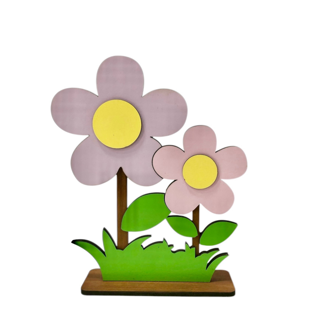 Flores de Mesa Mdf - Creare Decorações 