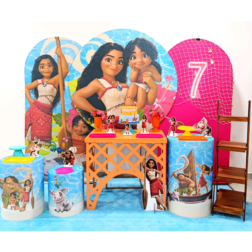 Moana 2 - Kit 4 - Creare Decorações 