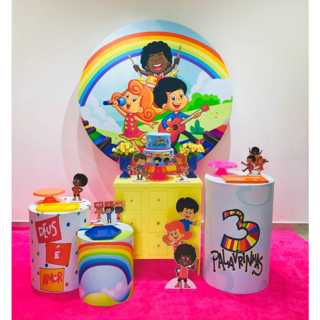 3 Palavrinhas Menina - Kit 2 - Creare Decorações 