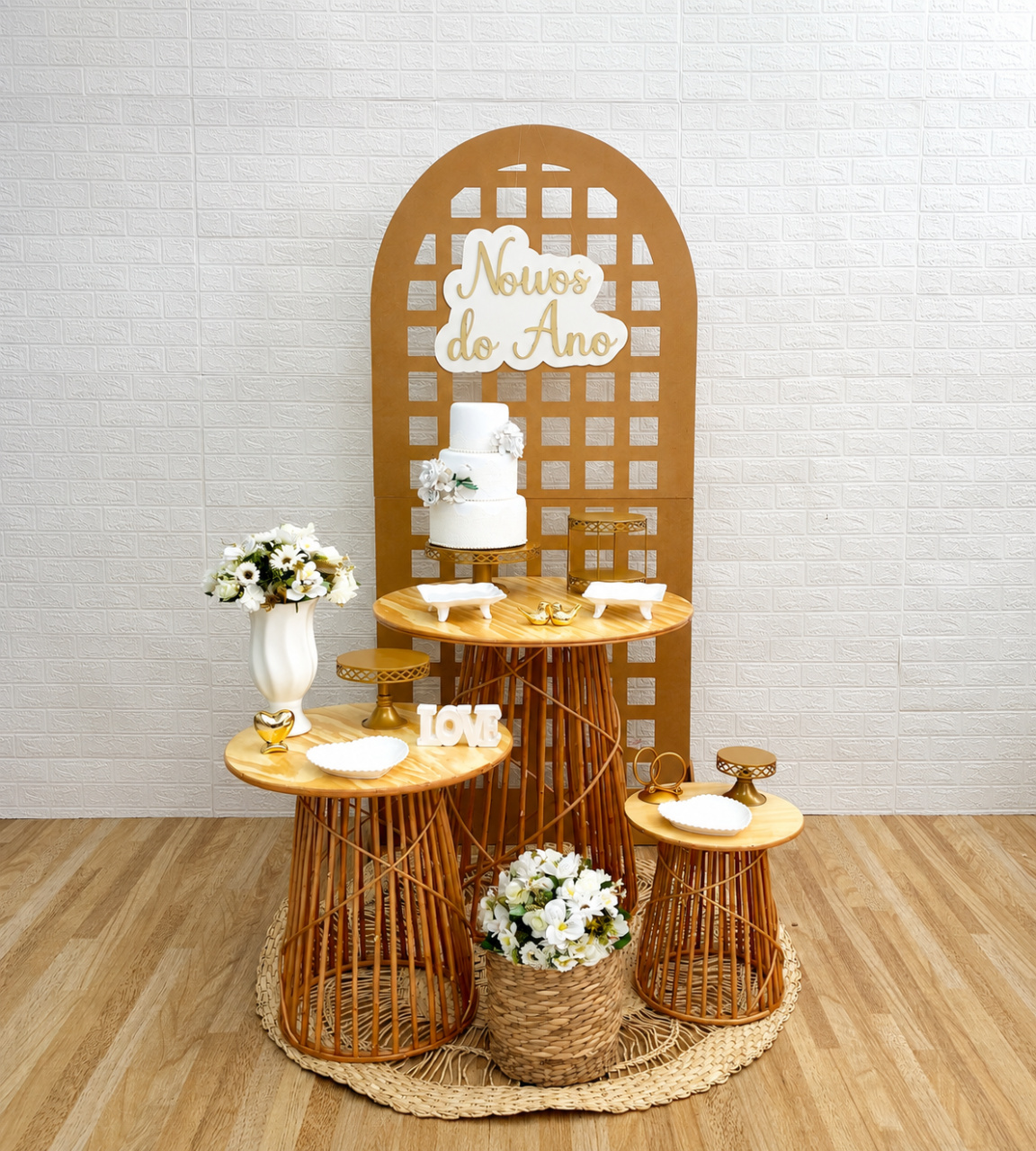 Noivos Do Ano - Vime - Creare Decorações 