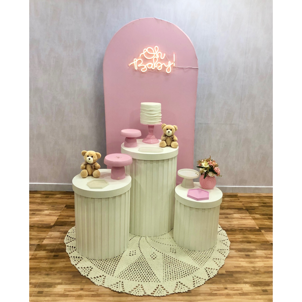 Oh Baby Rosa - Composição 1 - Creare Decorações 