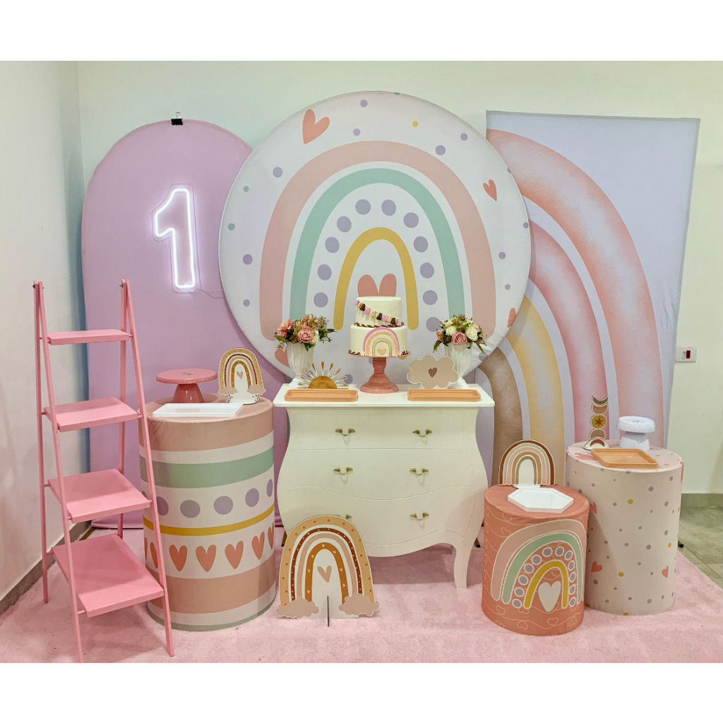 Arco Íris Boho - Kit 4 - Creare Decorações 