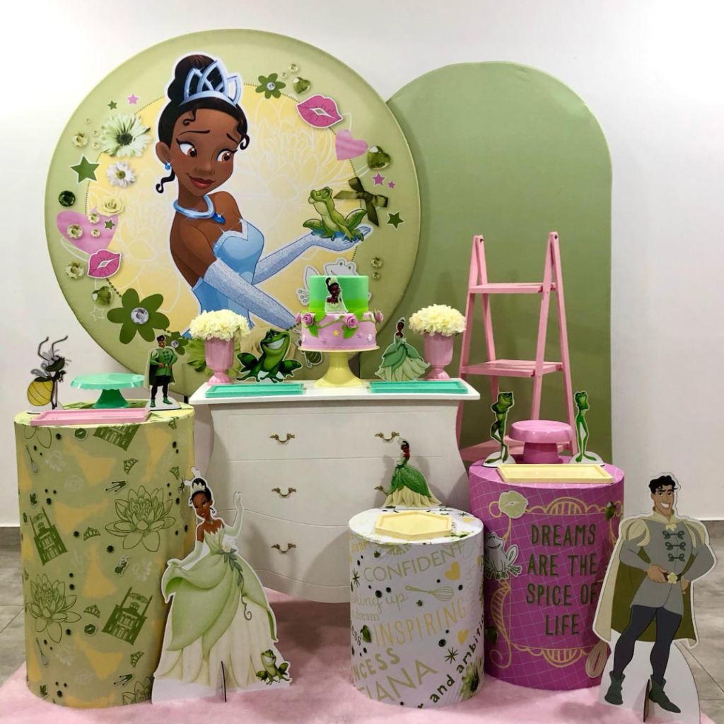 Princesa E O Sapo/ Tiana - Kit 3 - Creare Decorações 