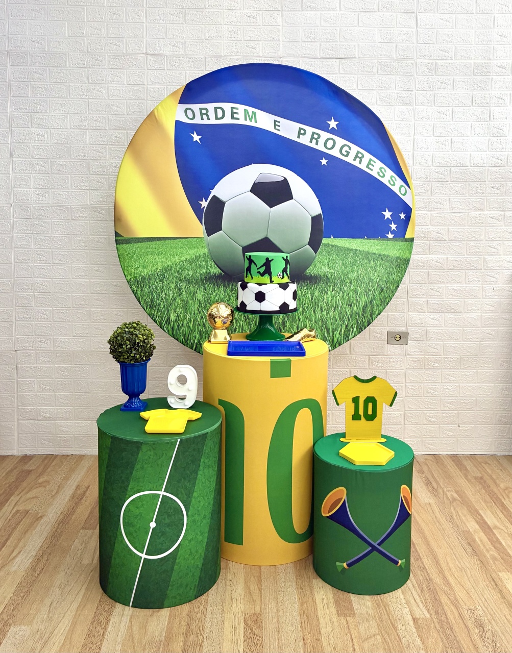 Brasil Bola - Kit 1 - Creare Decorações 