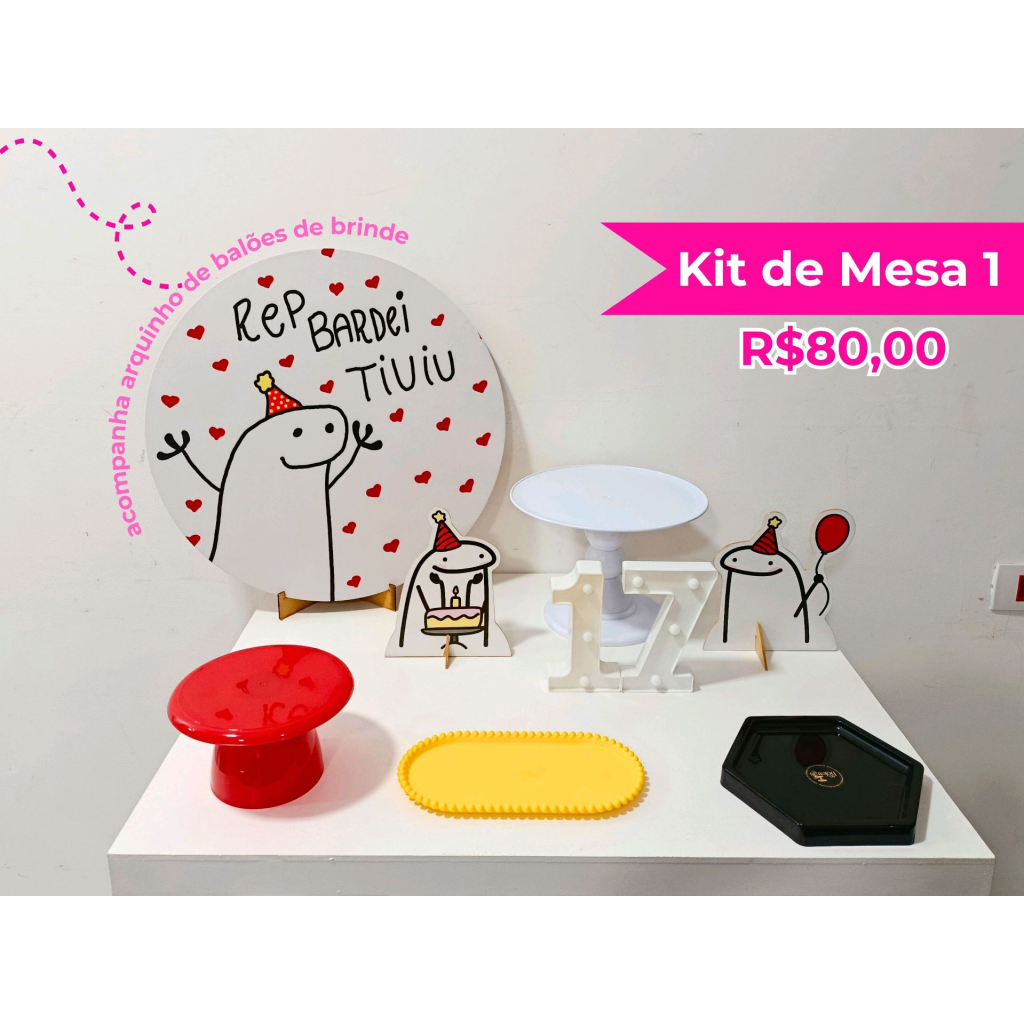 Kit de Mesa Flork - Creare Decorações 