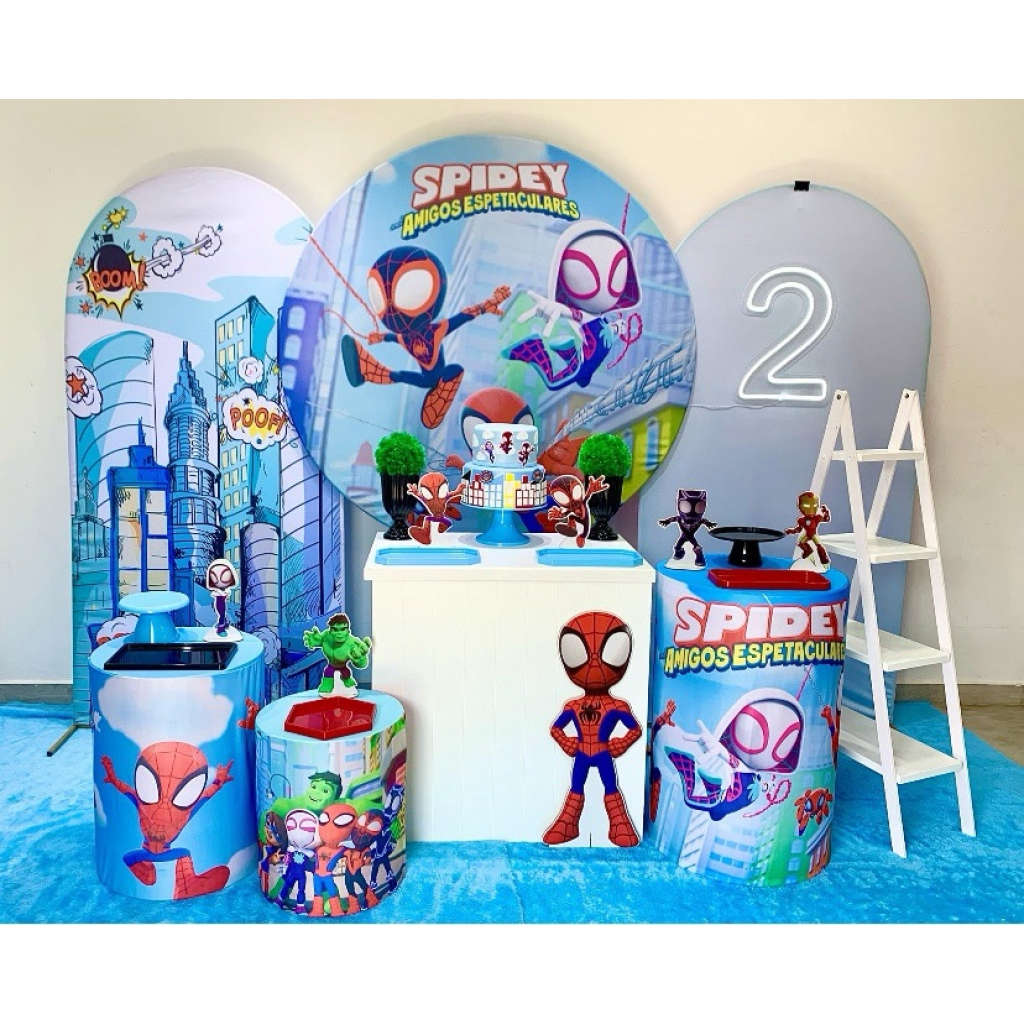 Spidey/Homem Aranha - Kit 4 - Creare Decorações 